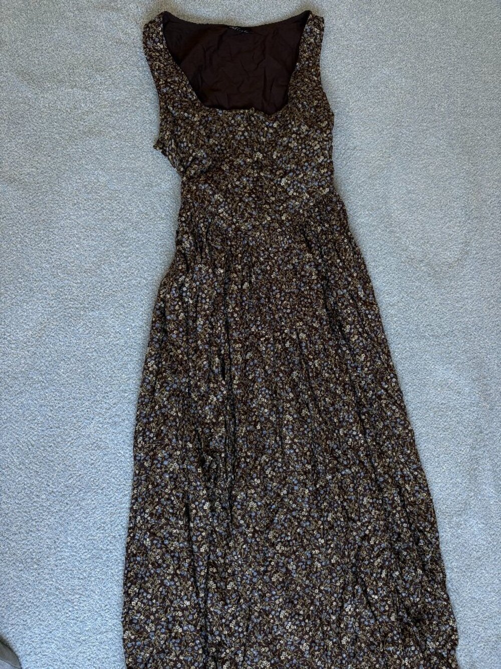 Nobody's Child Ditsy Floral Drop Waist Cora Midi Dress | Fits Like US 8 / M - Picture 2 of 6